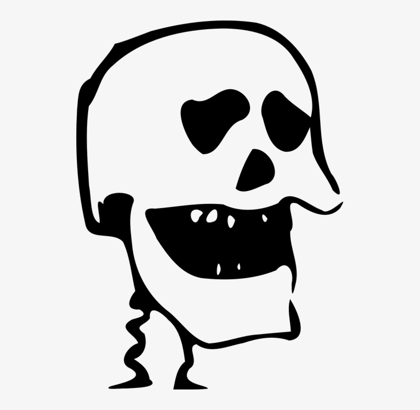 Gothic Skeleton Cliparts 1, Buy Clip Art - Skeleton 1 Inch / 25mm Pin Button Badge Skeletons Skull, transparent png