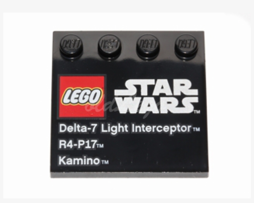 Tile, Modified 4 X 4 With Studs On Edge With Lego Star - Lego Star Wars Clone Trooper Battle Pack, transparent png