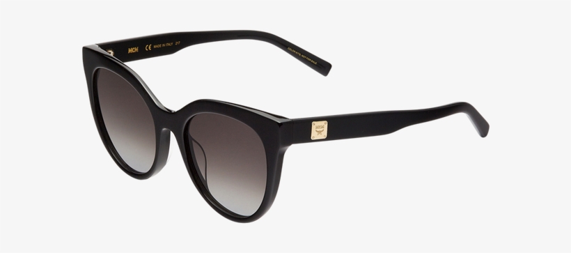 Mcm Cat Eye Logo Plaque Sunglasses Meg7a2i05bk001 Alternateview2 - Square Frame Black Gucci Sunglasses, transparent png