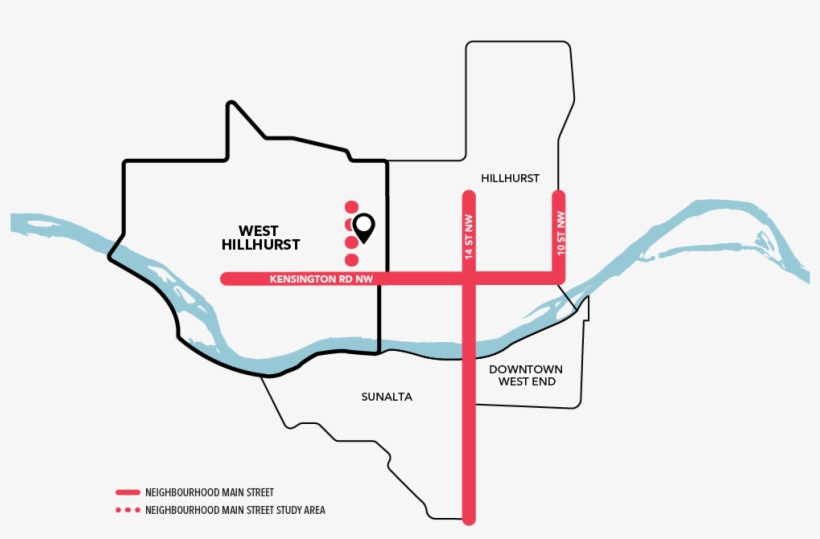 City Of Calgary Main Streets - Street, transparent png