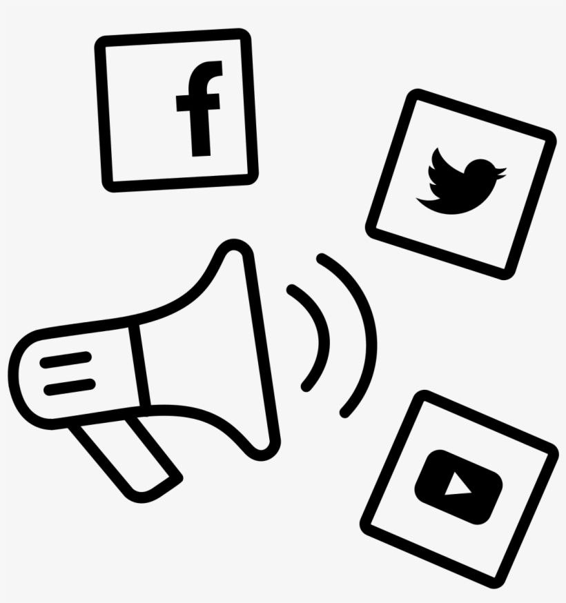 Social Media Png 22, Buy Clip Art - Social Media Marketing Icon, transparent png