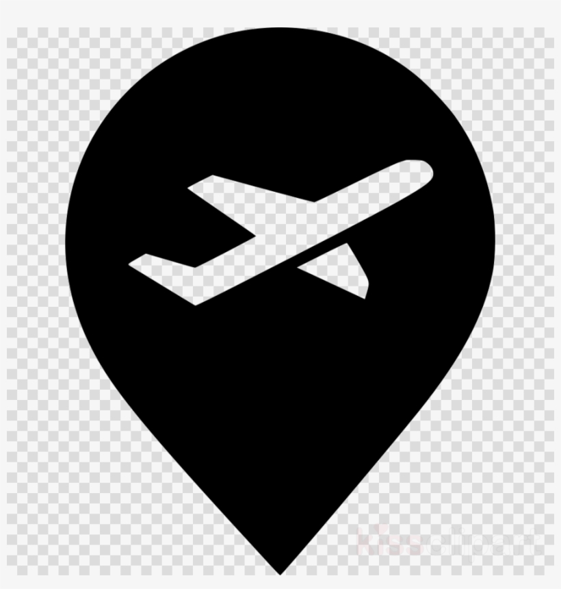 Airport Map Marker Icon Clipart Computer Icons - 8 Ball No Background, transparent png