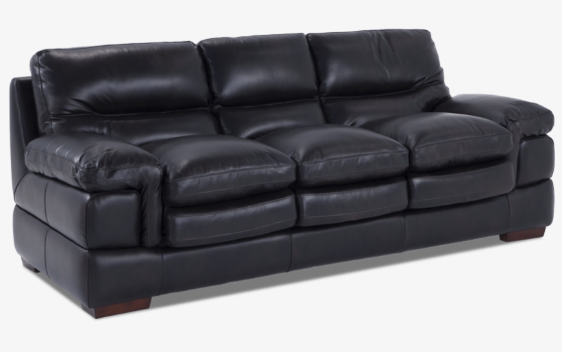 Carter Leather Sofa - Couch, transparent png