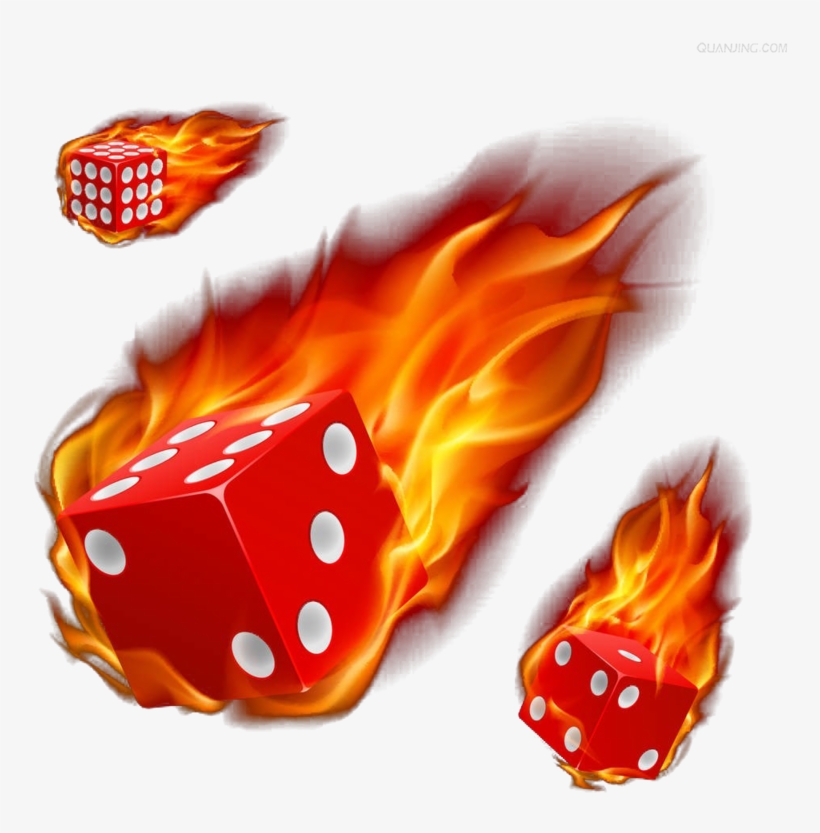 Dice Png, Download Png Image With Transparent Background, - Flaming Casino Bunco Dice Changeable Magnetic Pendant, transparent png
