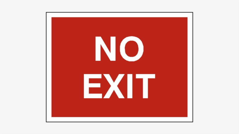 No Exit Traffic Sign - No Entry Road Sign Uk, transparent png