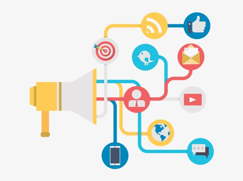 Social Media Icon - Marketing, transparent png