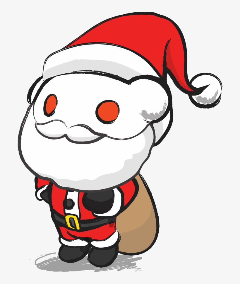 Secret Santa 10th Annual Extravaganza - Reddit Secret Santa Logo, transparent png
