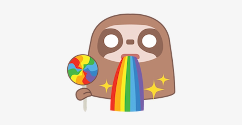 Snapchat Stickers Png - Sloth Snapchat, transparent png