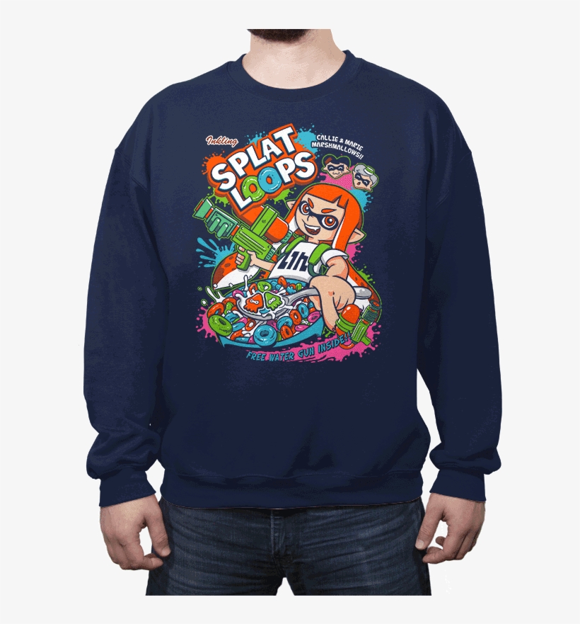 Splat Loops - Crew Neck - Crew Neck - Ript Apparel - Red Merc Redemption 2, transparent png