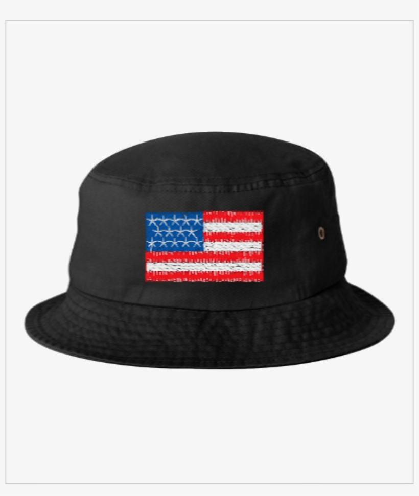 American Flag Bucket Hat - Fedora, transparent png