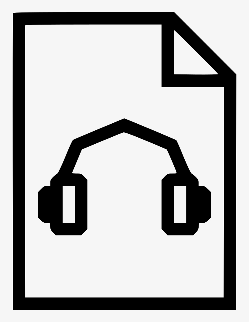 Headphone Music Audio Song Play Mp Comments - Scalable Vector Graphics, transparent png