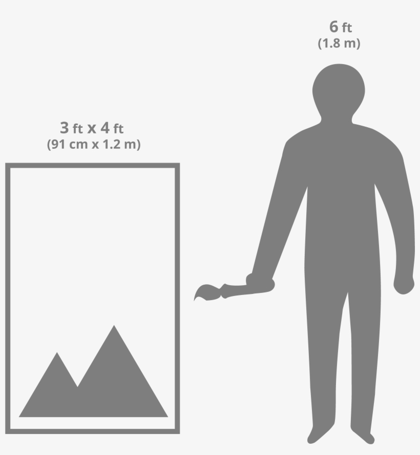 Art Sizing Scale Image - 16 X 20 In Scale, transparent png