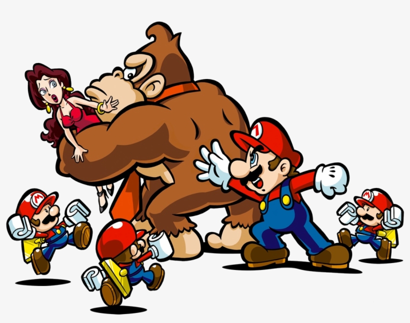 Alpha Gamboa On Twitter - Mario Vs Donkey Kong Art, transparent png