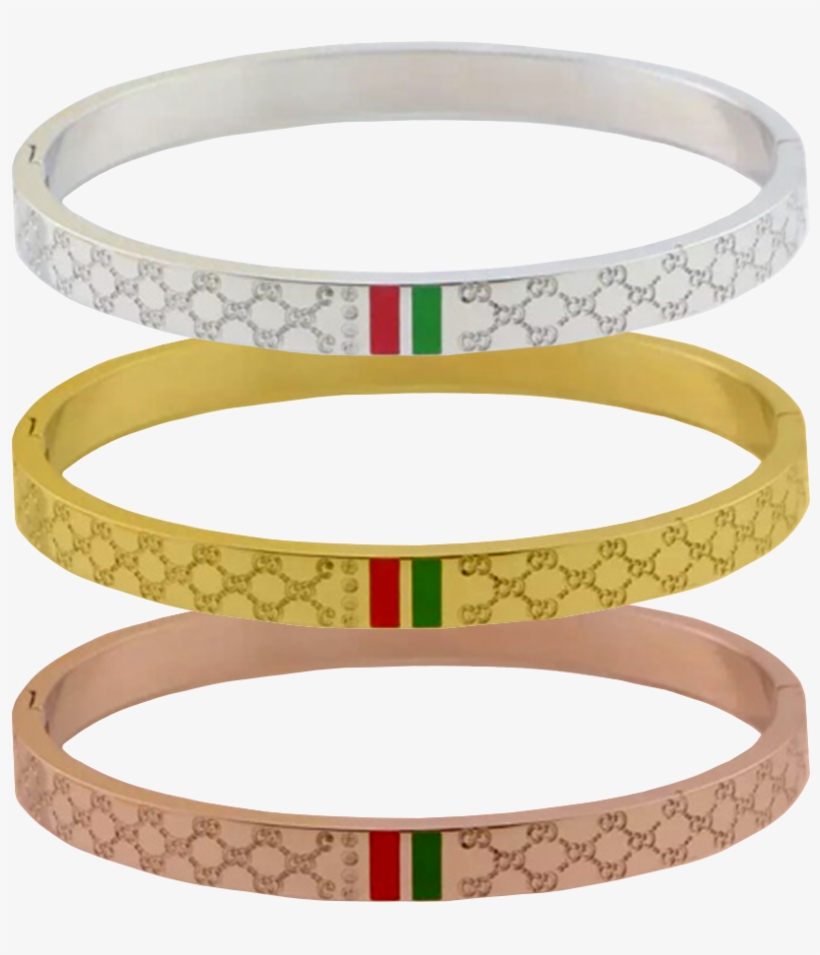 Image Of Vintage Gucci Bangle Bracelet - Bracelet, transparent png