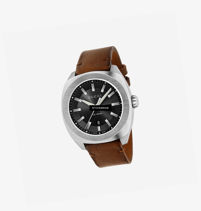 Gucci Watch - Gucci Gg2570 Black Dial Mens Watch Ya142207, transparent png