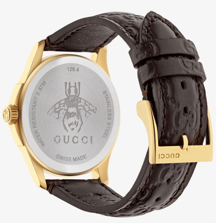 G Timeless - Gucci Ya1264034 G-timeless Yellow Gold-plated Stainless, transparent png