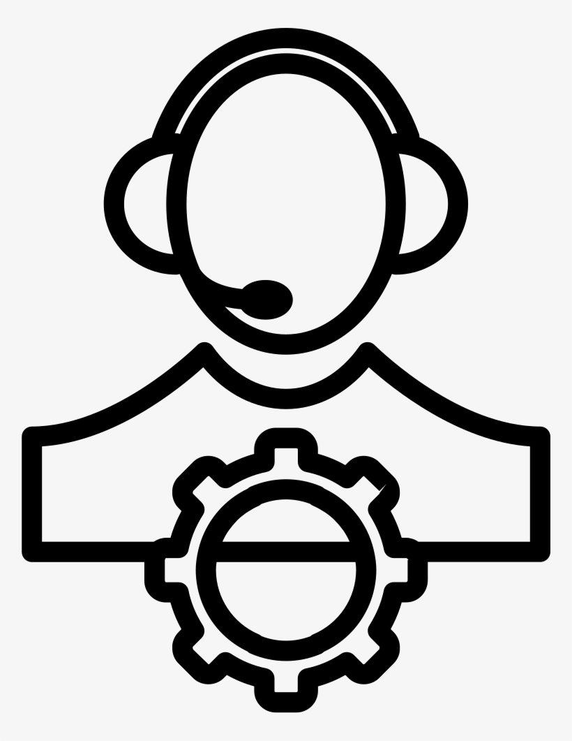 Person Or Personal Setting Outline Symbol In A Circle - Business Administration Icon Png, transparent png