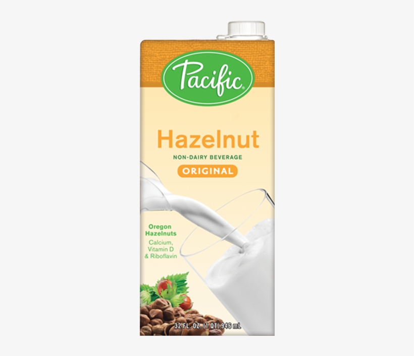 Bebida De Avellana Original - Pacific Foods Hazelnut Milk, Original - 32 Fl Oz Carton, transparent png