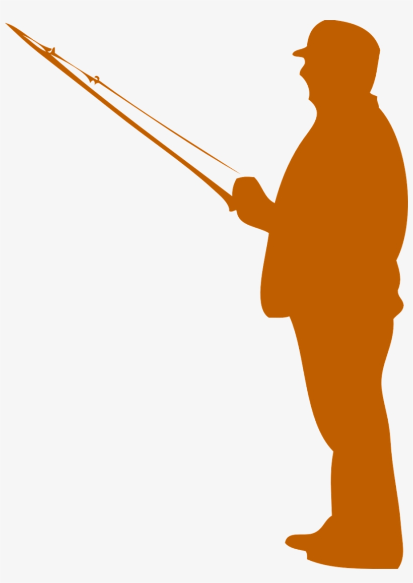 Fisherman Silhouette Png Clipart Fisherman Fishing - ตก ปลา Png, transparent png