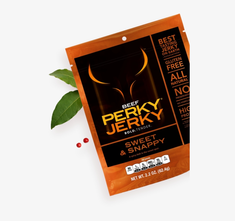 The Home Depot, Cvs And Others - Perky Jerky Beef Jerky, Sweet & Snappy - 2.2 Oz, transparent png
