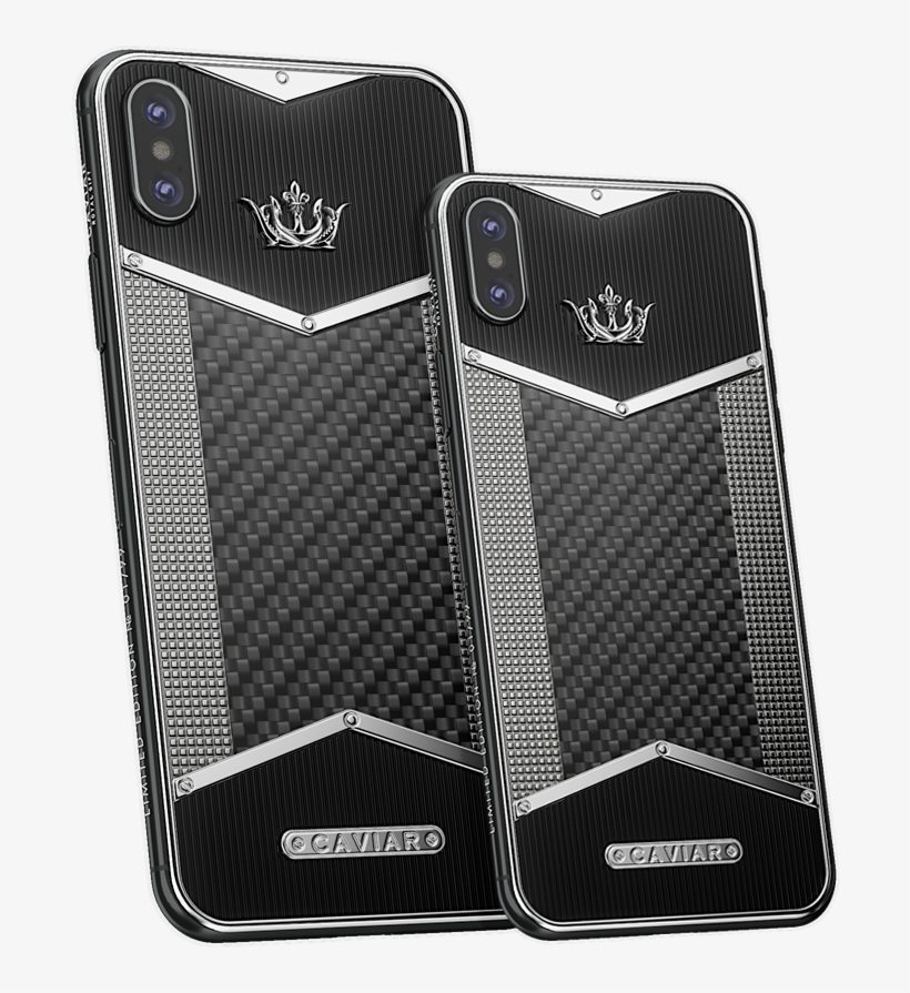 Caviar Iphone X-edition Black White Carbon - Vertu Iphone X, transparent png