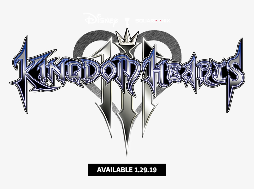 Kingdom Hearts Iii Logo Png, transparent png