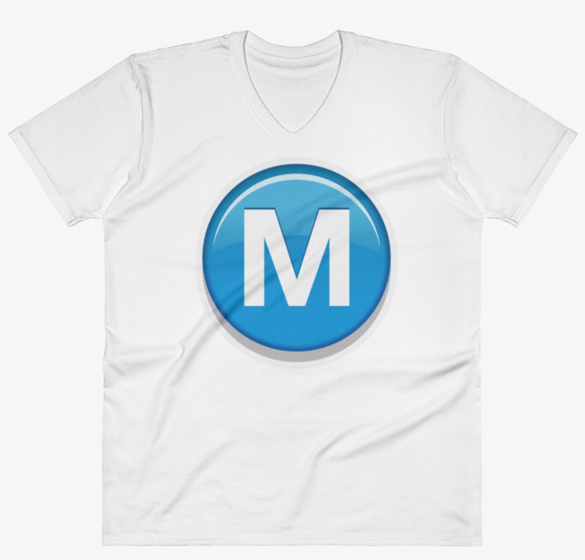 Men's Emoji V Neck - Active Shirt, transparent png