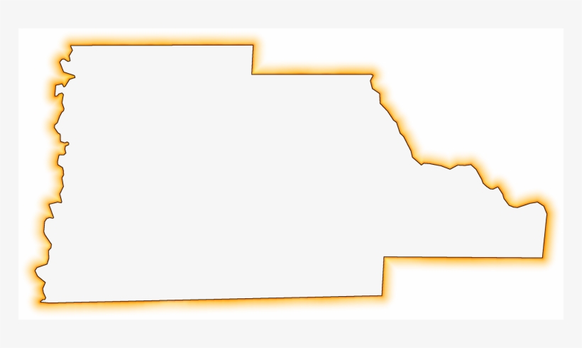 A Yellow-orange Glow Outline Map Of Hernando - Hogan Law Firm, transparent png