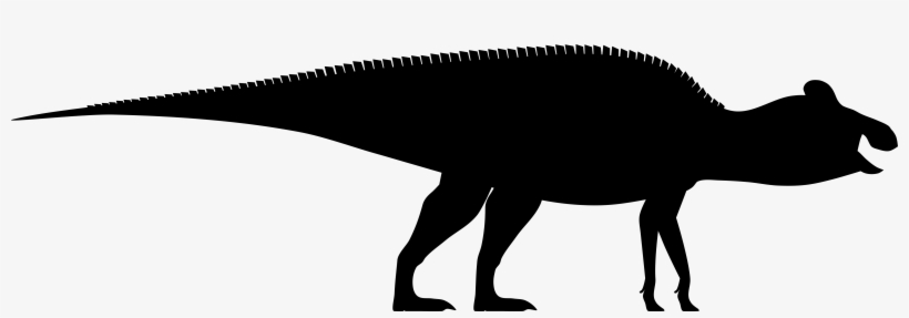 File - Edmontosaurus Silhouette - Svg - Edmontosaurus, transparent png