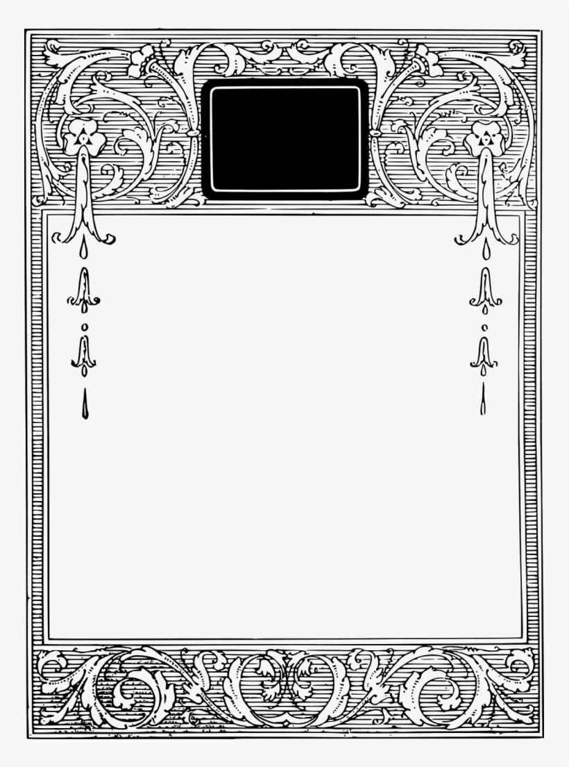Vintage Borders, Borders, Frames, Ornaments, Free, - Clip Art, transparent png