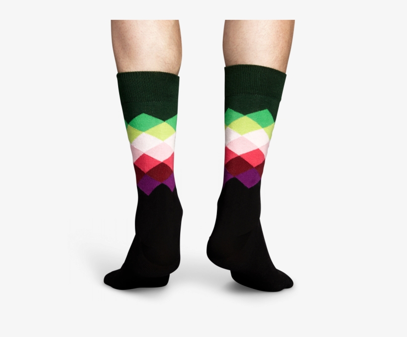 Happy Socks Men's Faded Diamonds Sock Online Now At - Happy Socks Men's Faded Diamonds Sock, transparent png