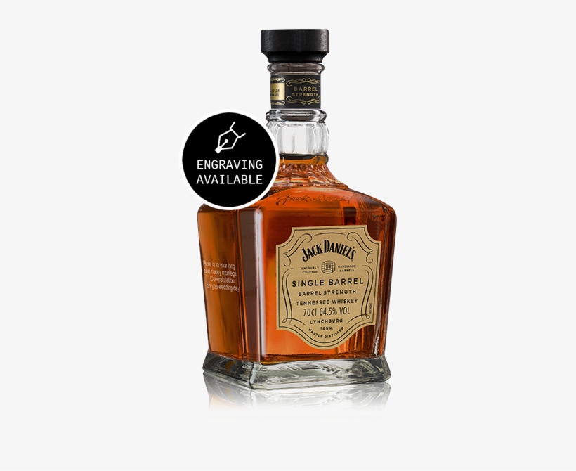 Jack Daniel's Single Barrel Barrel Strength Whiskey - Whisky, transparent png