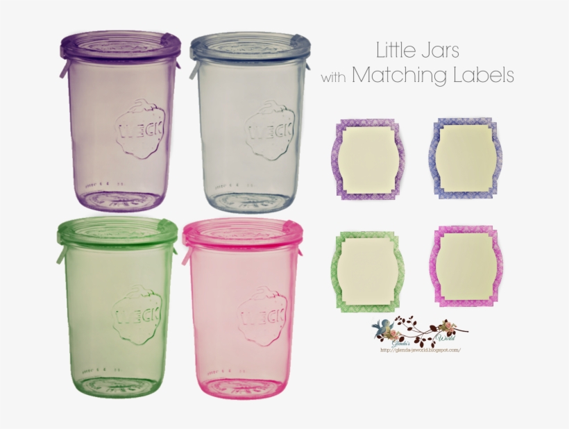 Fancy Little Jar Tags With Labels - Label, transparent png