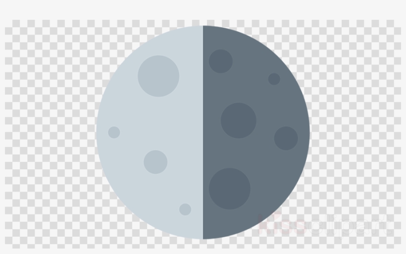 Circle Clipart Moon Emoji Estes Park Memorial Observatory - Red Colour, transparent png