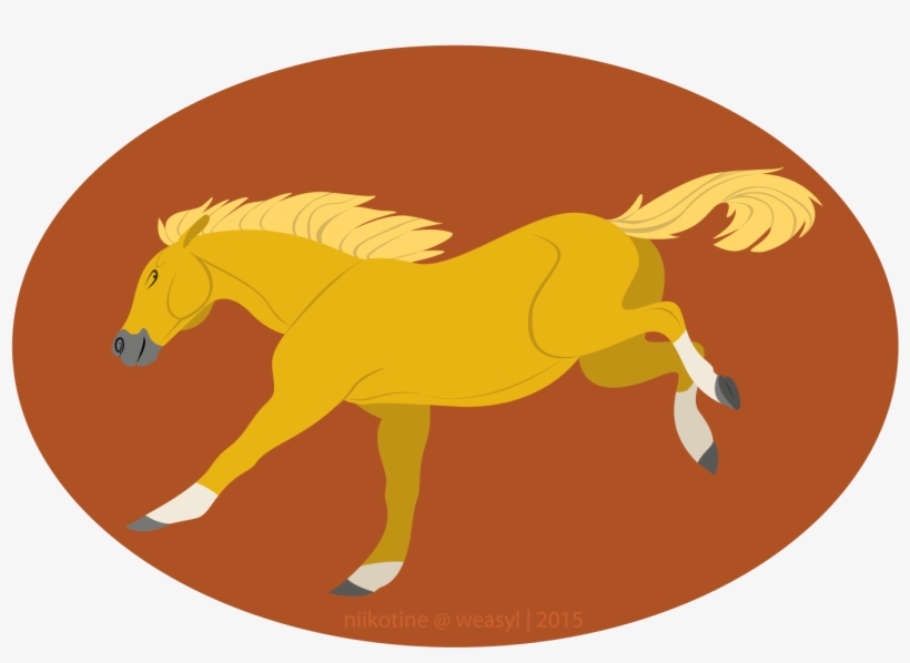 Palomino Horse - Horse, transparent png