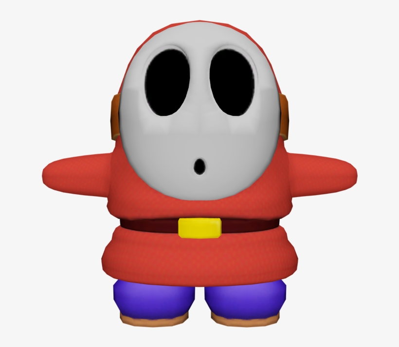 Download Zip Archive - Shy Guy Mario Kart 8 Model, transparent png