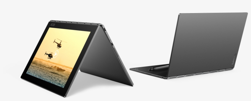 Lenovo Yoga Book Features Unique 'on-demand' Keyboard - Lenovo Yoga Book 10.1'' Ips 1920 X 1200 Z8550 4gb 64gb, transparent png