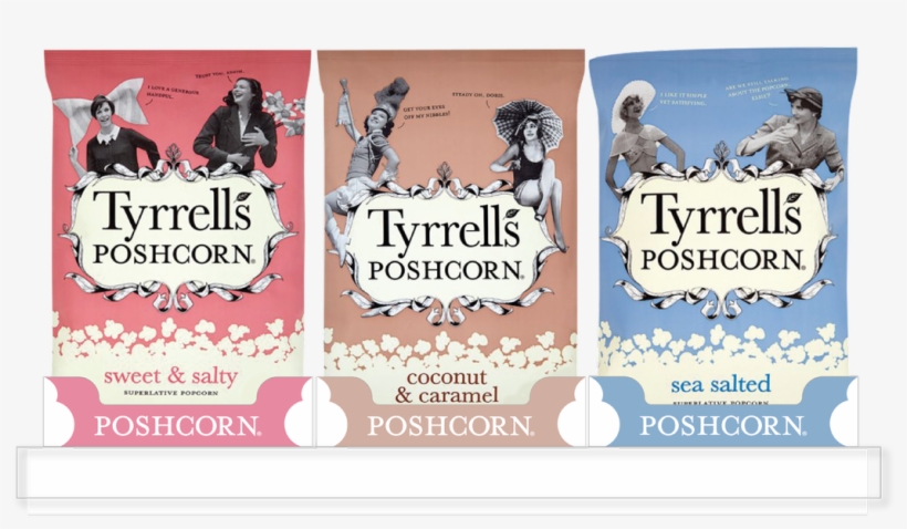 Packaging Scotland On Twitter - Tyrrells Lightly Sea Salted Popcorn | Westminsterhealthstore.com, transparent png