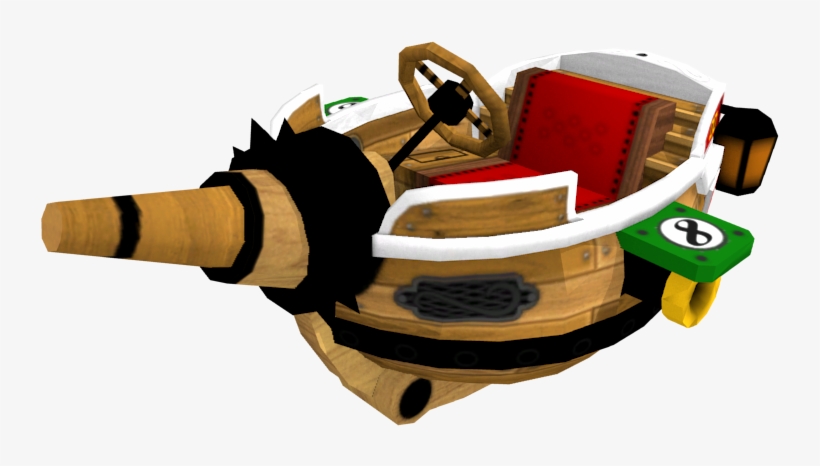 Download Zip Archive - Bowser In Landship Mario Kart 8, transparent png
