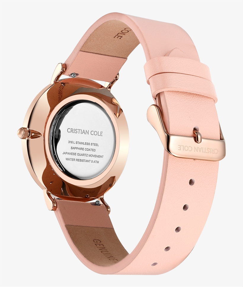 Posh - Peachy Pink - Cristian Cole - Buckle, transparent png