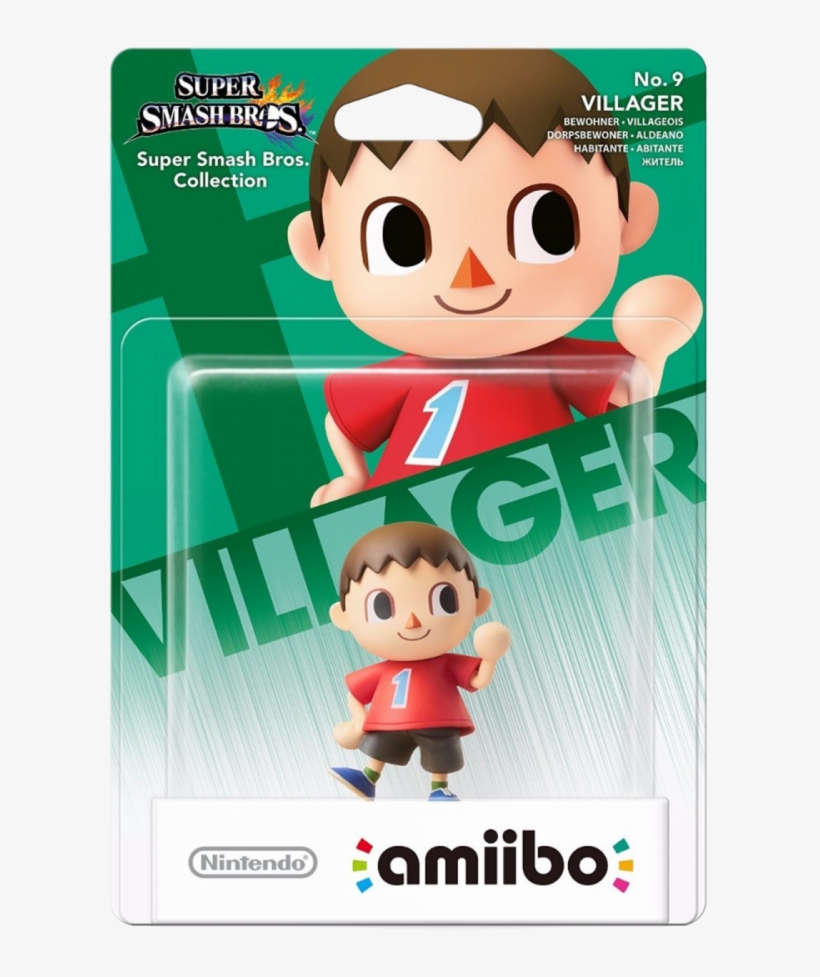 Super Smash Bros Villager - Nintendo Amiibo Villager - Wii U, transparent png