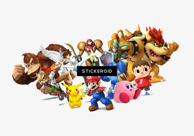 Nintendo Characters - Super Smash Bros Characters Png, transparent png
