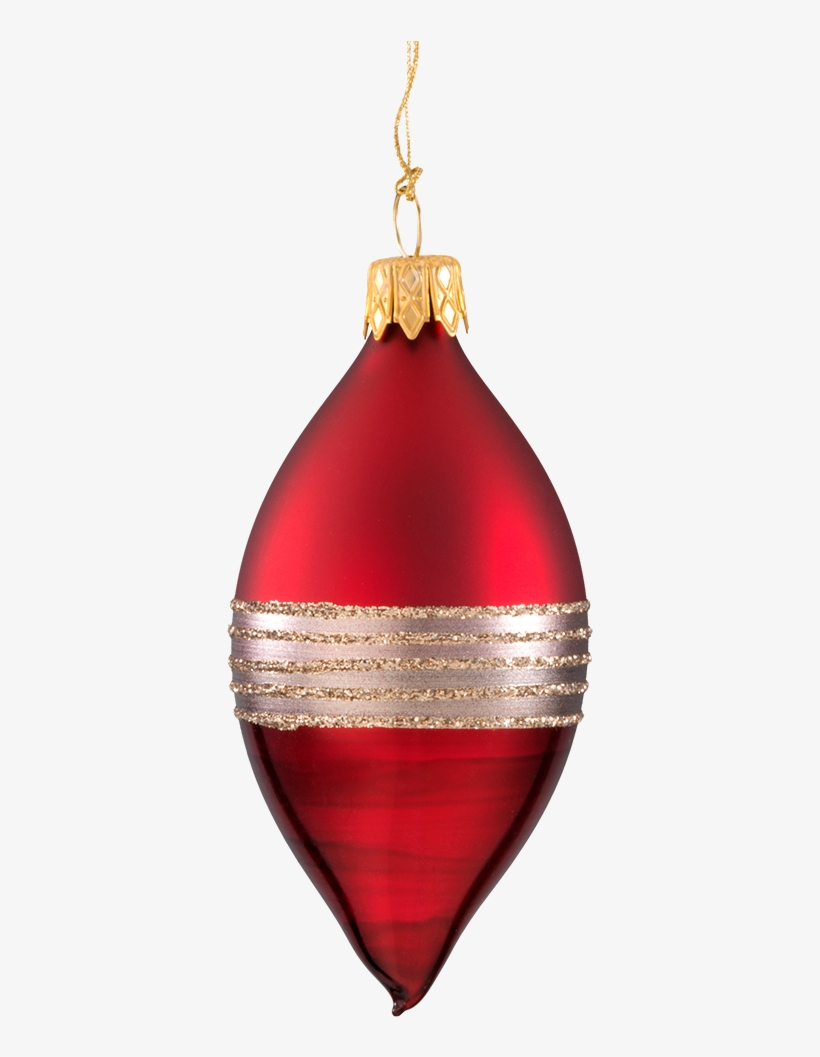 Ornament Olive Dark Red, Matt/varnished With Glitter - Red, transparent png