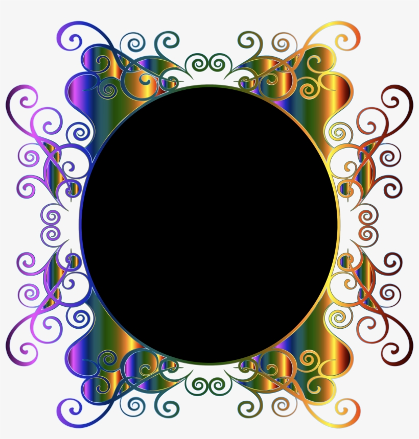 This Free Icons Png Design Of Prismatic Flourish Frame, transparent png