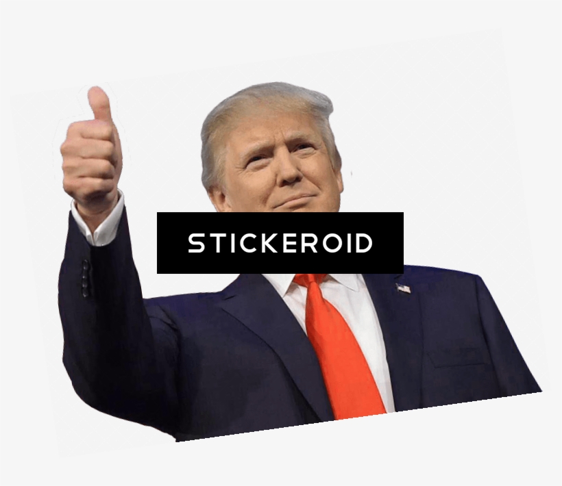 Donald Trump Thumb Up Endorse - Help Myself Throw Blanket, transparent png