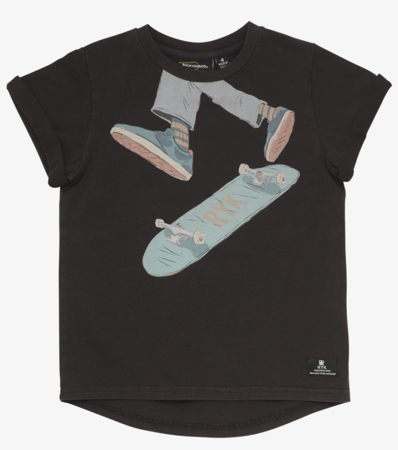 Rock Your Kid Skating High Tee, transparent png