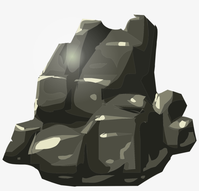Black Stone Vector Png, transparent png