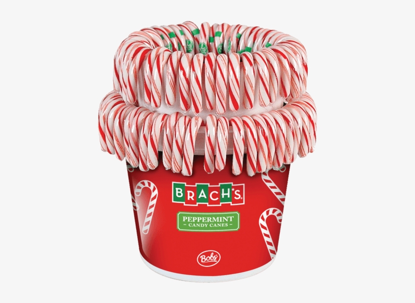 Red & White Mint Canes Pail - Bobs Candy Cane, transparent png
