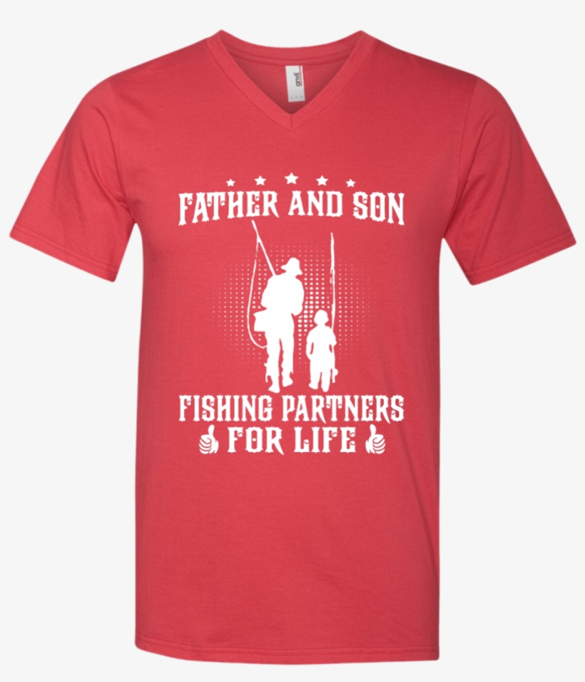 Father And Son Fishing Partners For Life 982 Anvil - Nerd Workout Shirt, transparent png