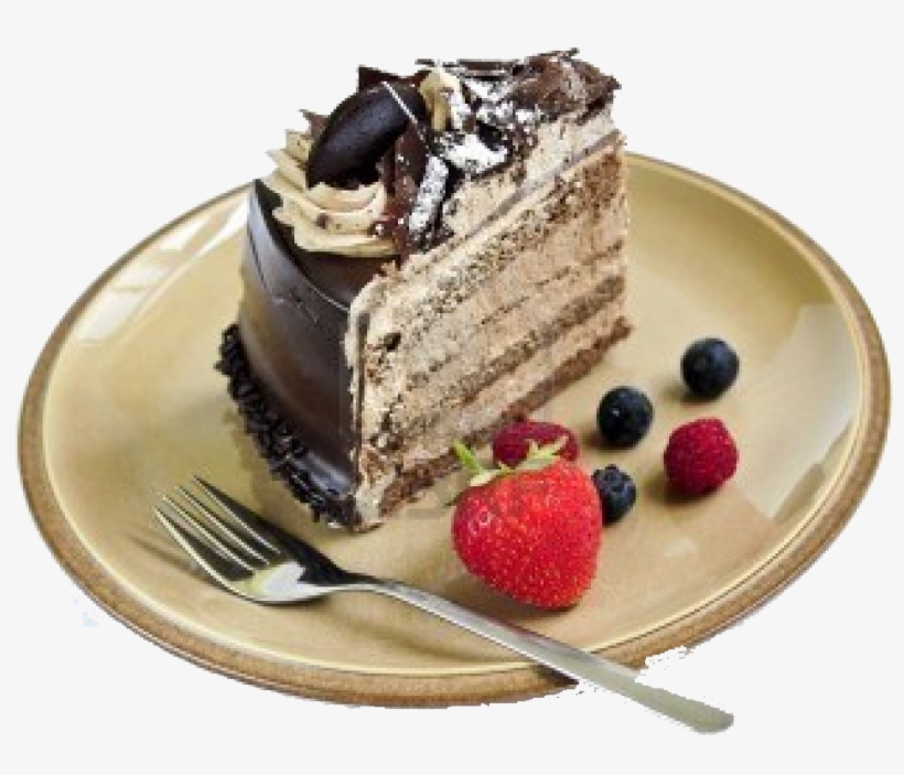 Dilim Pasta Png - Slice Of Cake On Plate, transparent png